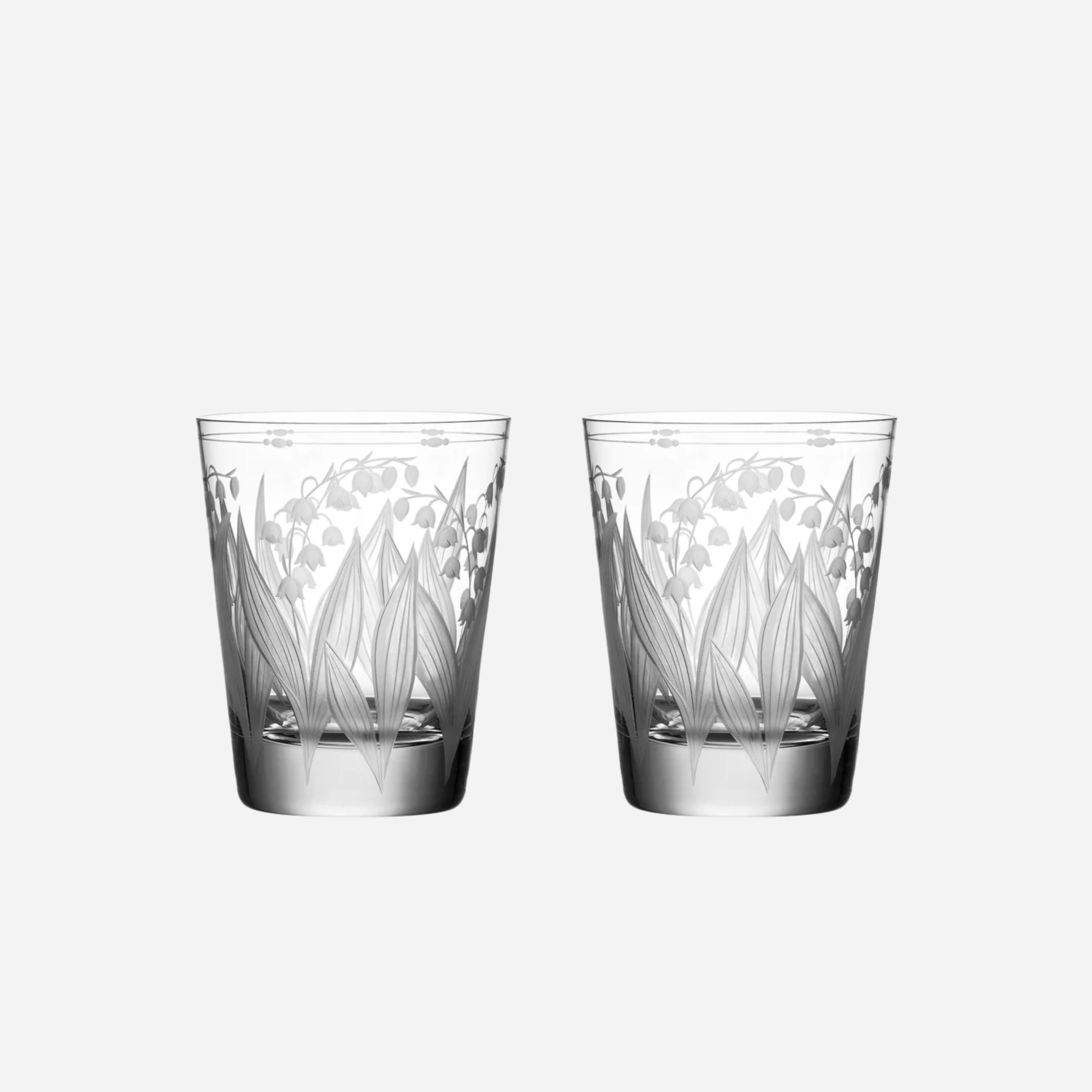 Lily of the Valley Medium Tumbler - Set of 2