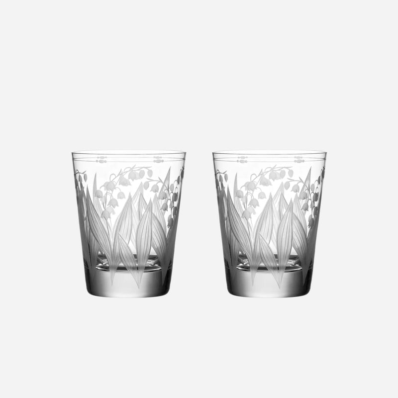 Lily of the Valley Medium Tumbler - Set of 2
