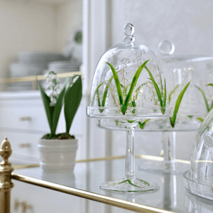 Lily of the Valley Cake Plate