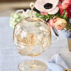 Crystal Candy Dish Gold - Medium