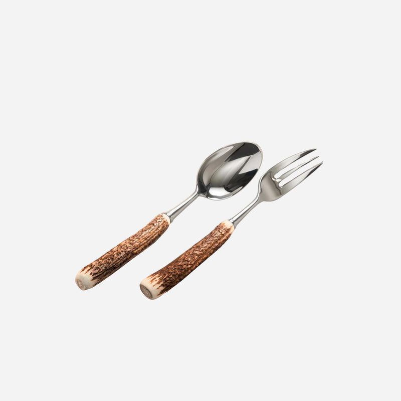 Stag Antler 2-Piece Serving Set