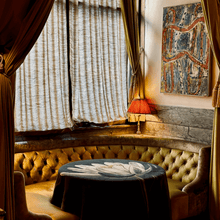 Load image into Gallery viewer, Lotus Round Tablecloth
