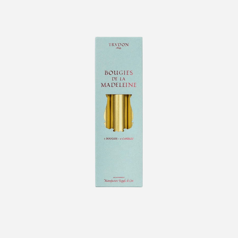 Cire Trudon Madeleine Taper Candle Gold - Set of Six