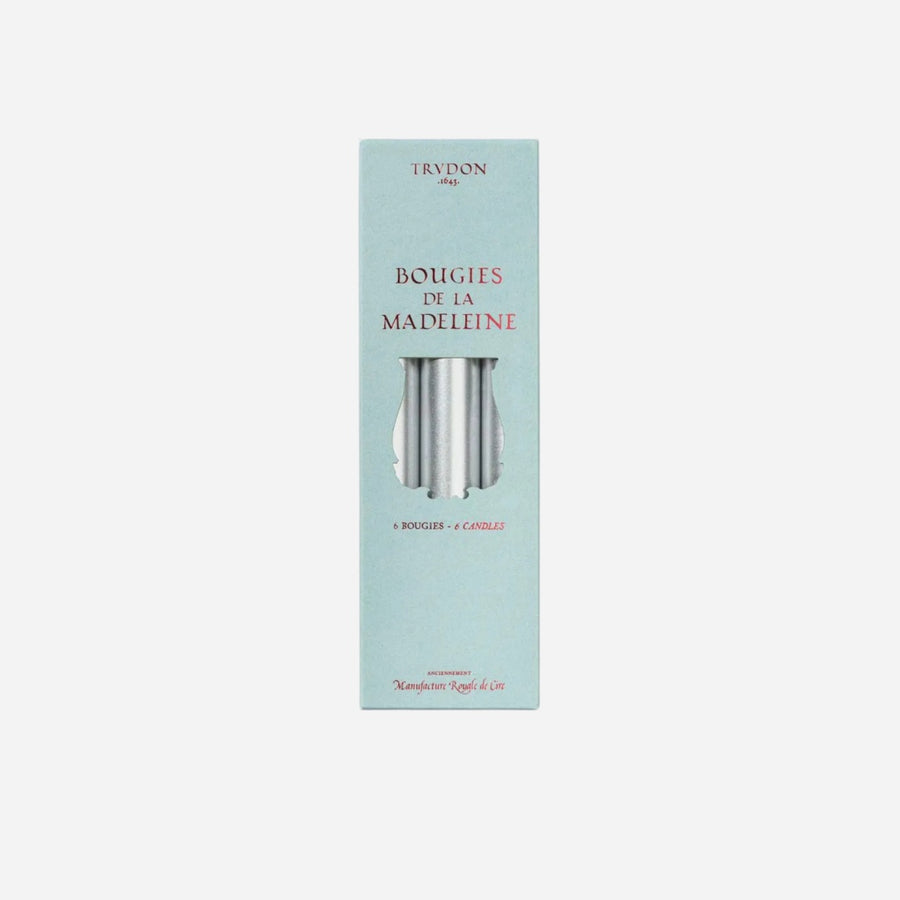 Cire Trudon Madeleine Taper Candle Silver - Set of Six