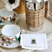 Scarab Cocktail Napkin - Set of Six