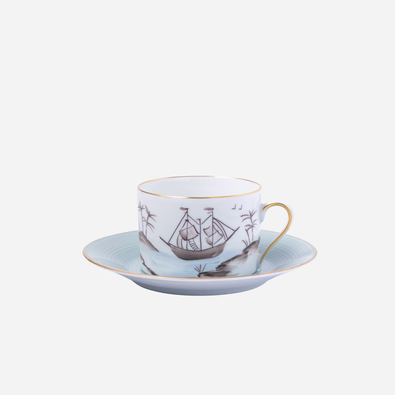 Marco Polo Teacup & Saucer