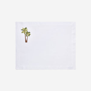 Palm Tree Embroidered Placemat