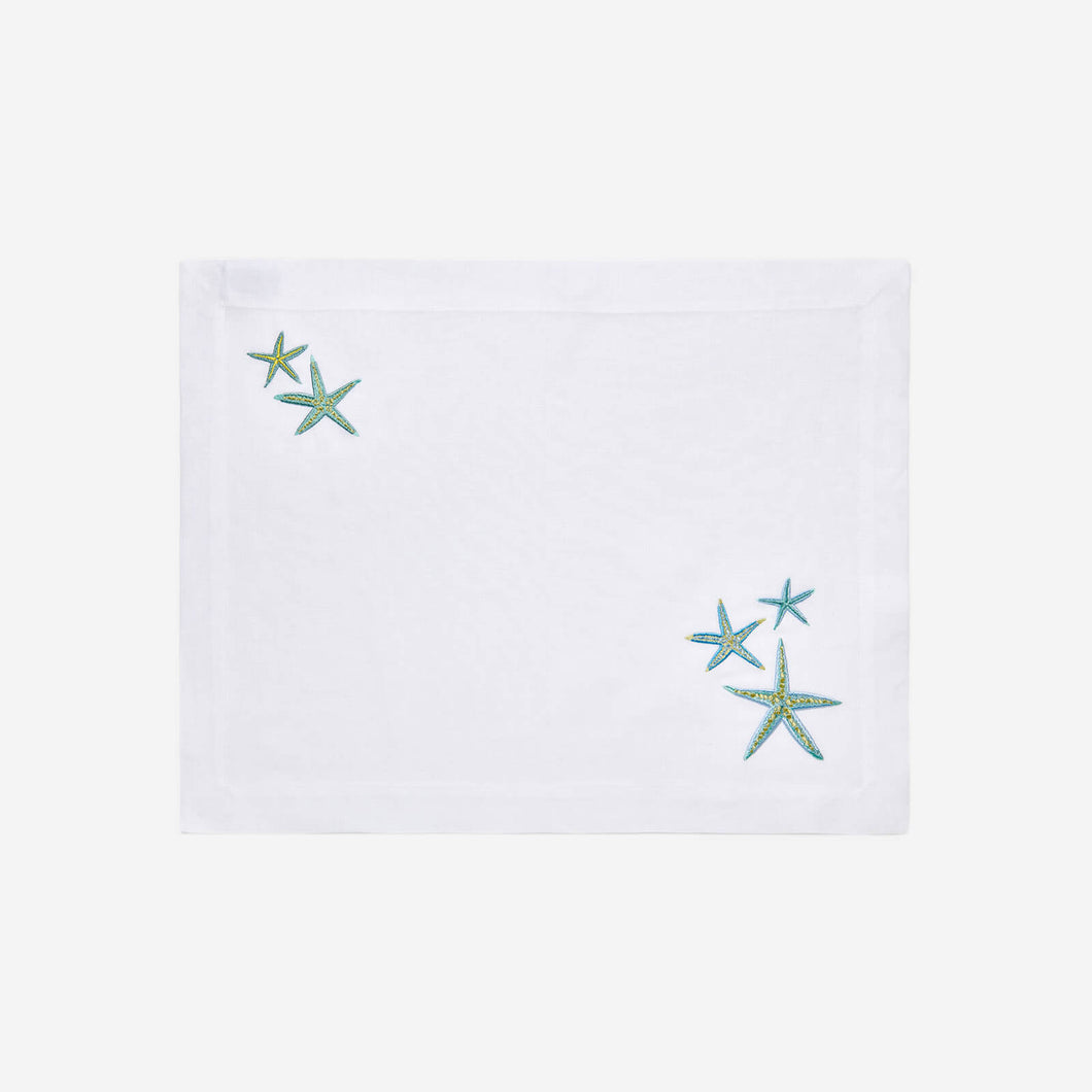 Sea Star Embroidered Placemat