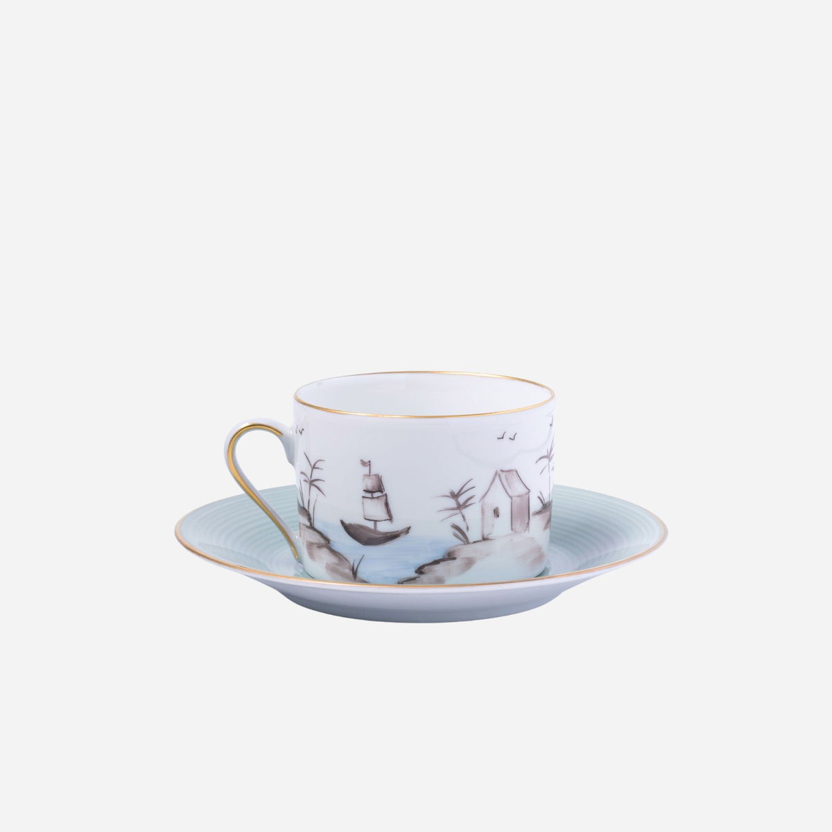 Marco Polo Teacup & Saucer