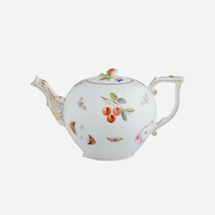 Herend Market Garden Teapot with Strawberry Knob 1.8L