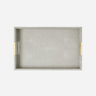 Modern Shagreen Desk Tray Dove