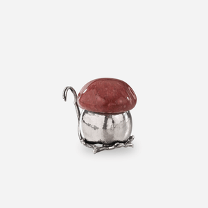 Murano Glass Mushroom Place Card Holder