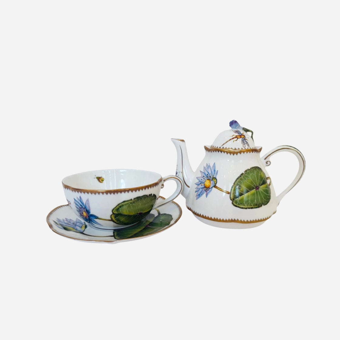 Nymphéa Hand-Painted Tea Set