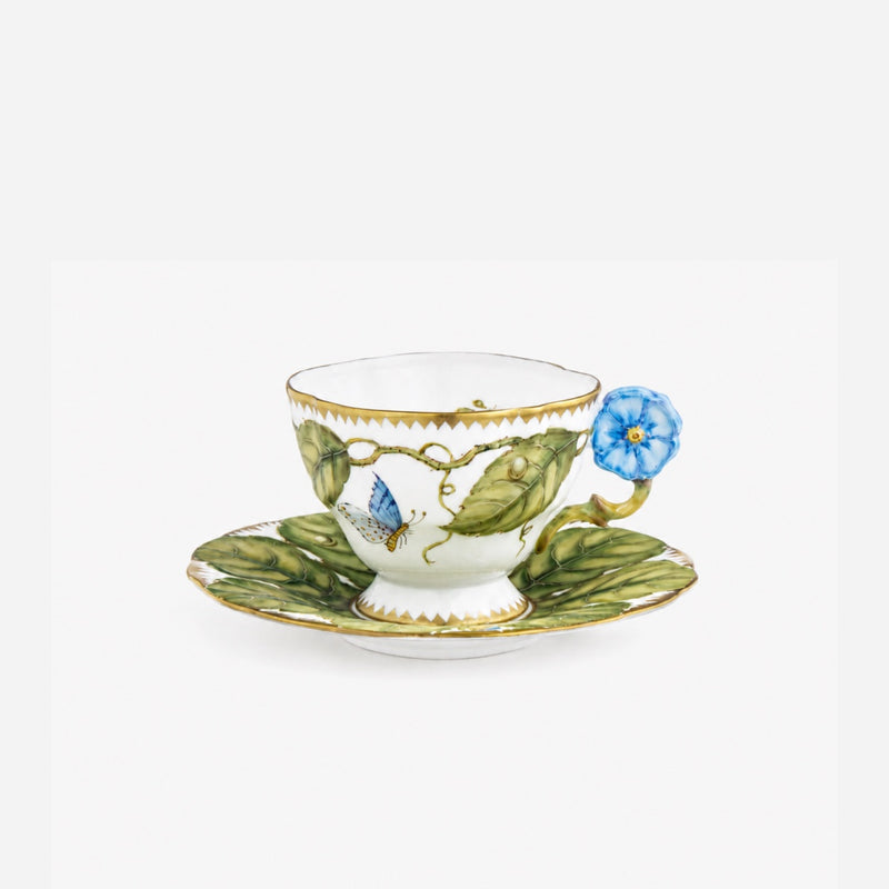 Nymphéa Teacup & Saucer Blue