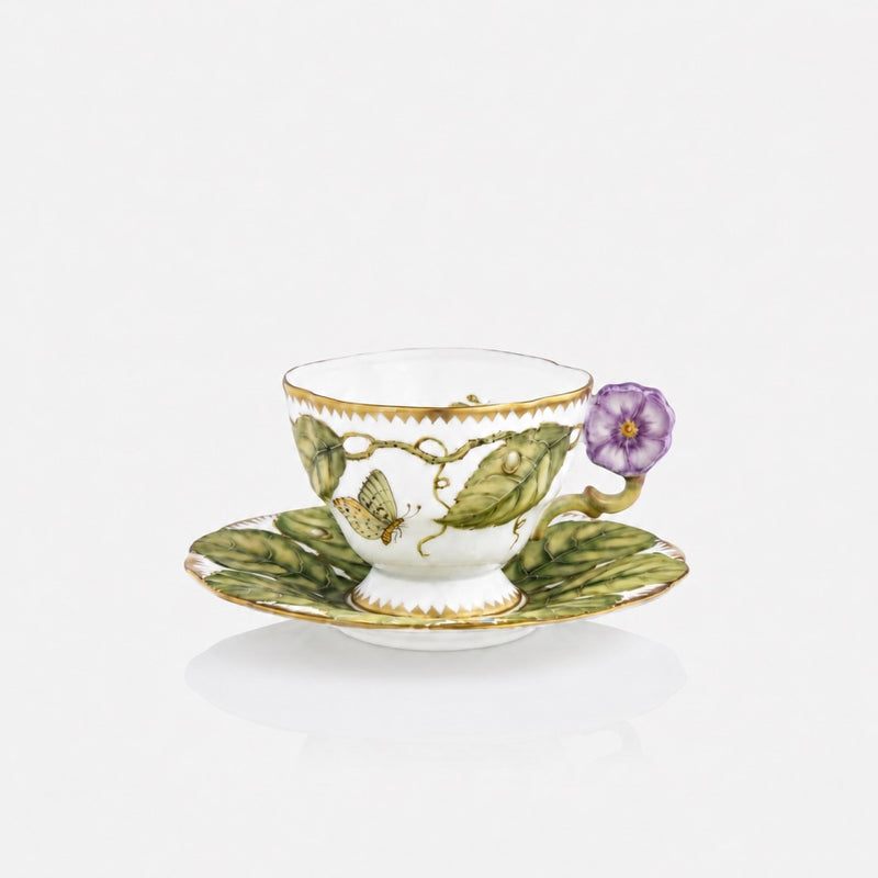 Nymphéa Teacup & Saucer Purple