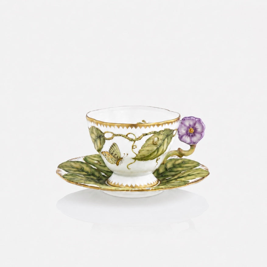 Nymphéa Teacup & Saucer Purple