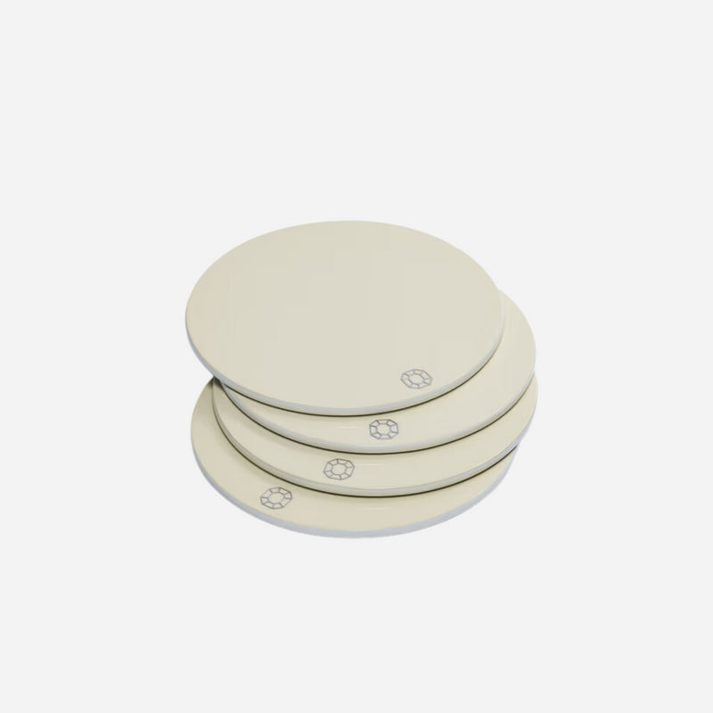 Octogone Ivory Coaster - Set of 4