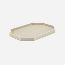 Load image into Gallery viewer, Octogone Ivory Lacquer Tray - Medium
