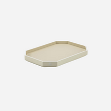 Load image into Gallery viewer, Octogone Ivory Lacquer Tray - Small
