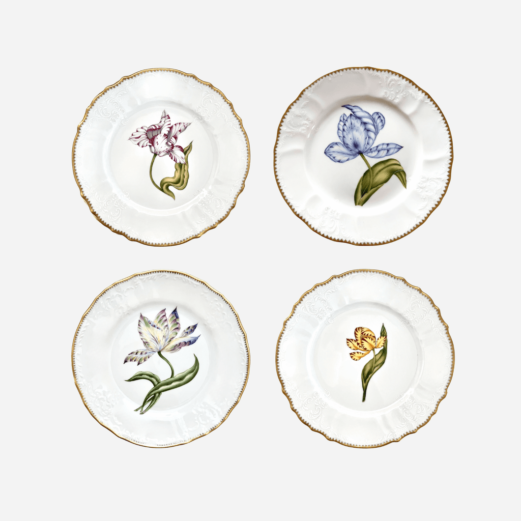 Old Master Tulips Dinner Plate - Set of 4