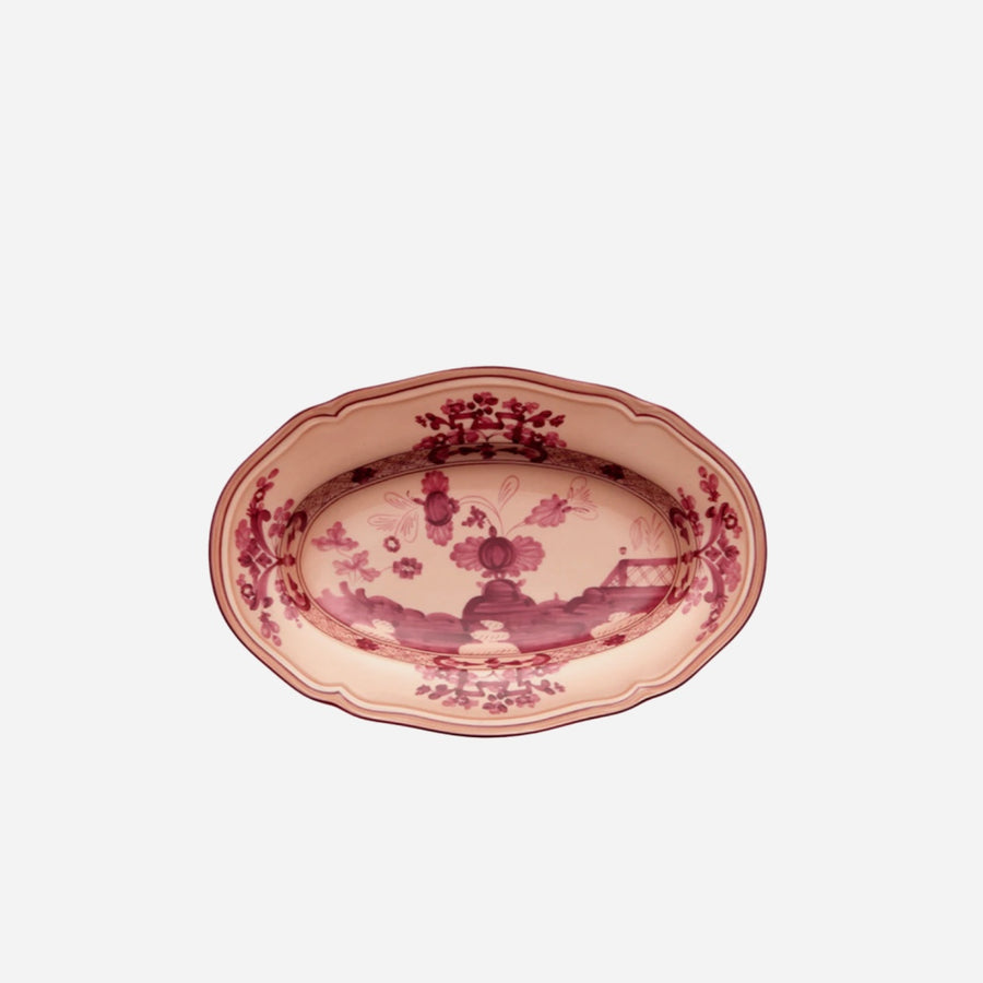 Ginori 1735 Oriente Italiano Pickle Dish Vermiglio