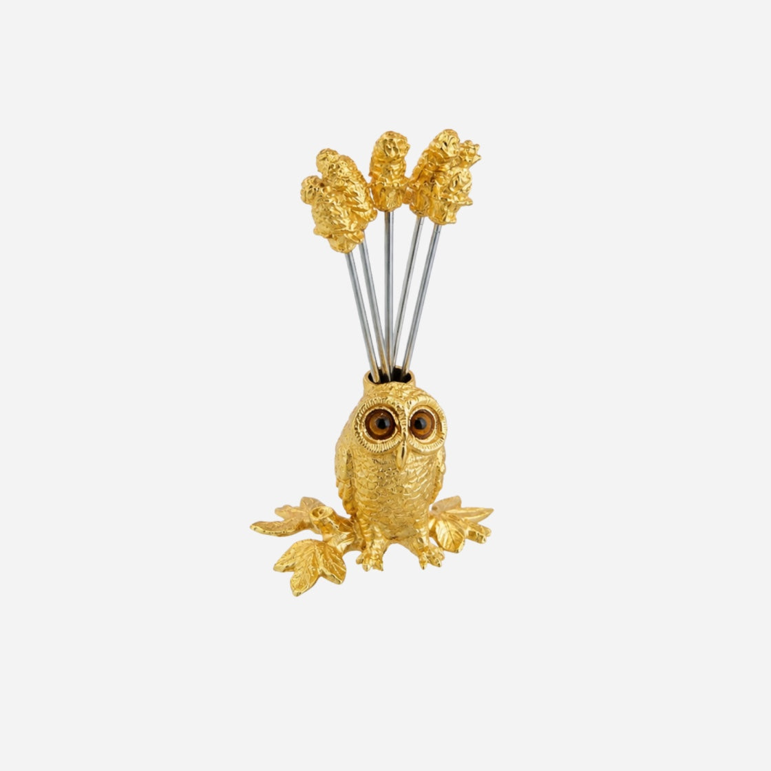 Owl Cocktail Pick Holder