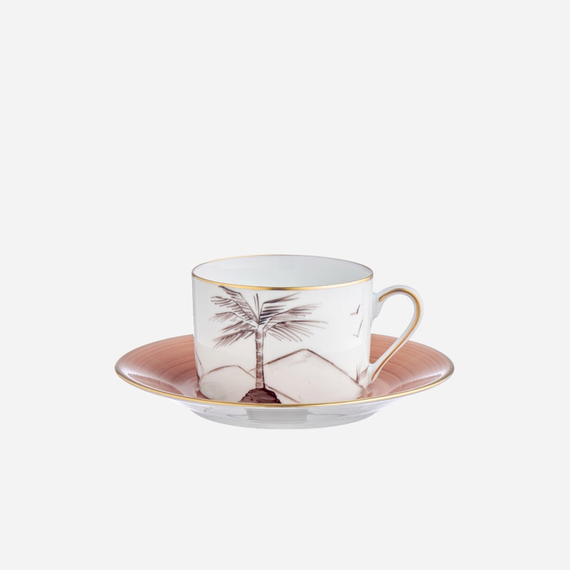 Palm II Teacup & Saucer