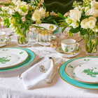 Passion Flower Embroidered Napkin