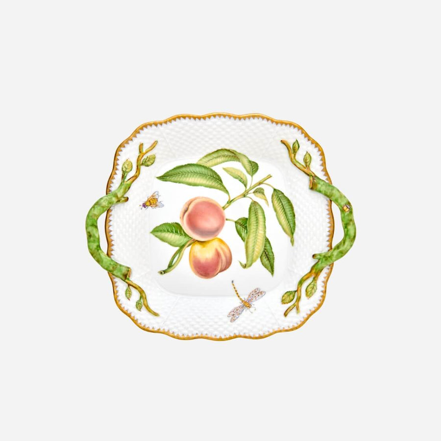 Anna Weatherley Heirloom Orchard Peach Serving Platter with Handles