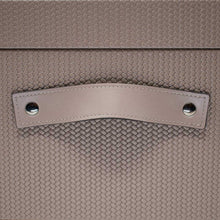Avio Closet Large Leather Box - Light Brown