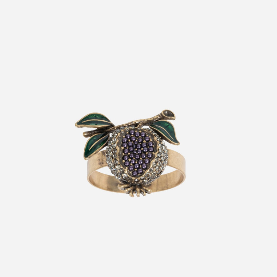 Joanna Buchanan Pomegranate Napkin Ring - Set of 4