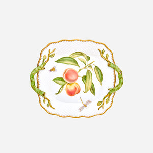 Heirloom Orchard Peach Serving Platter with Handles