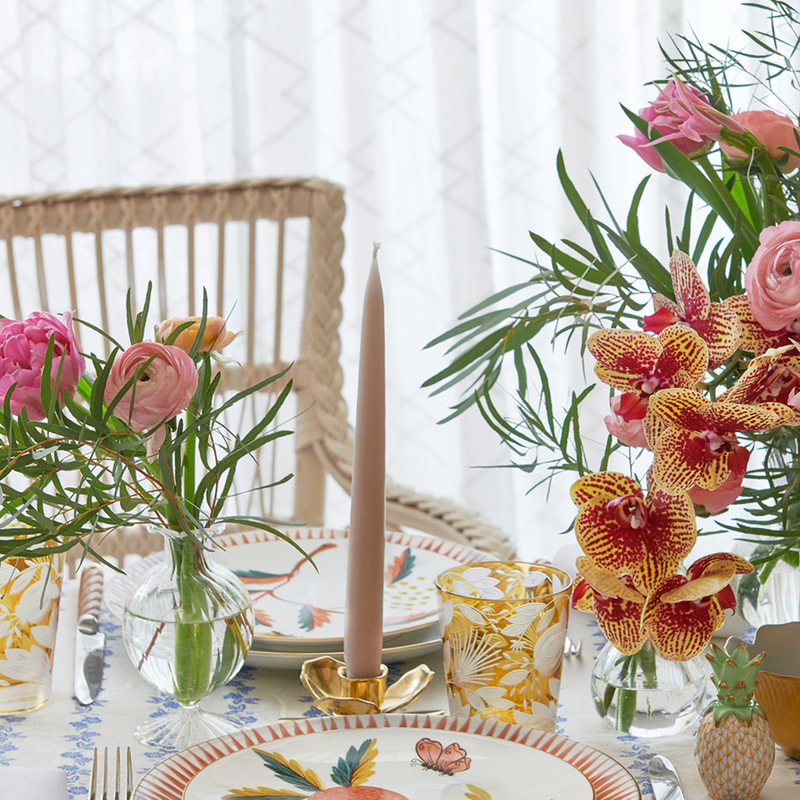 Verdure Large Tumbler Amber - Set of 2