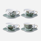 Jardins d’Udaipur Teacup & Saucer - Set of 4
