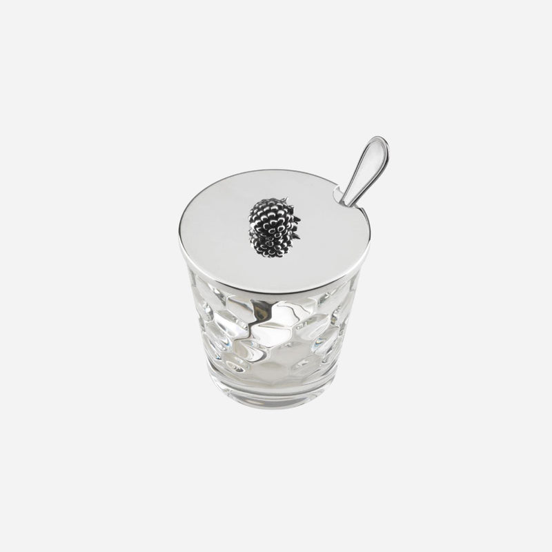 Blackberry Jam Jar with Spoon