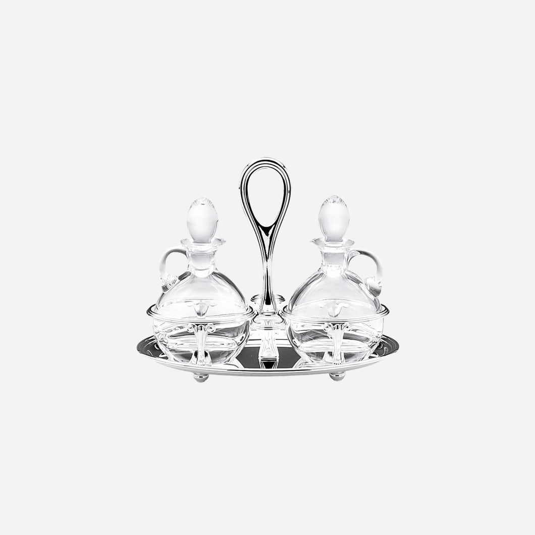 Inglese Oval Oil and Vinegar Cruet