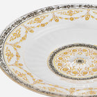Antique Lobmeyr Crystal Tazza with Enamel