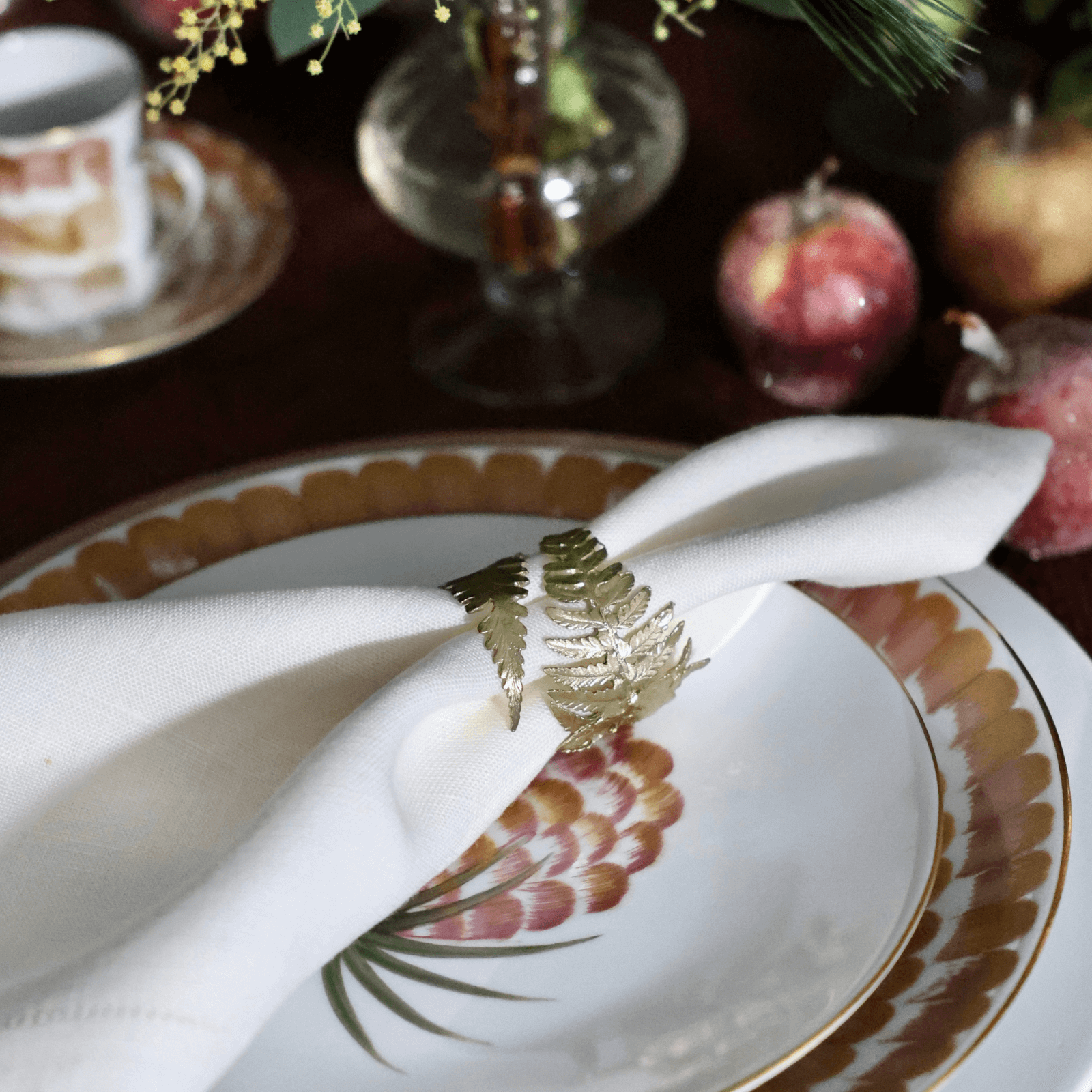 Fern Napkin Ring - Set of 4