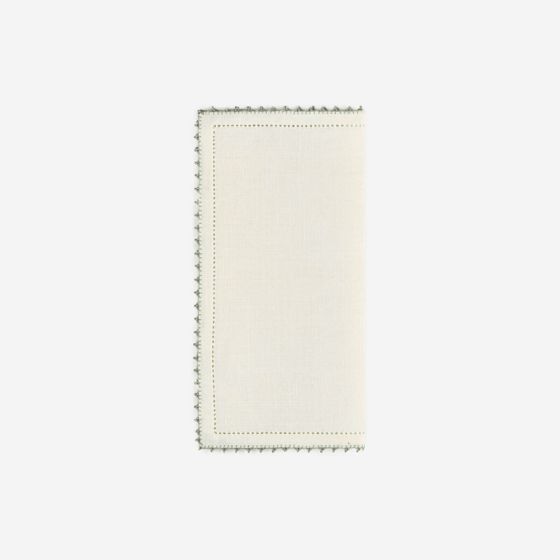 Piquillos Forest Green Cocktail Napkin - Set of 4
