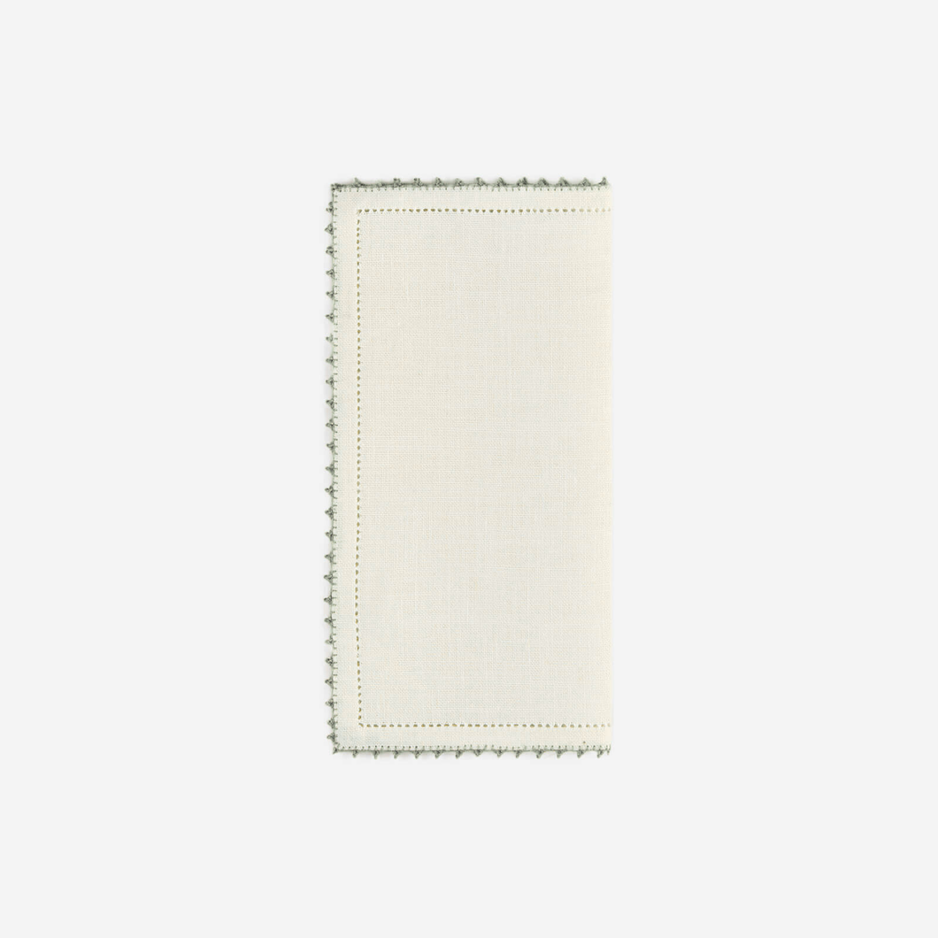 Piquillos Forest Green Cocktail Napkin - Set of 4