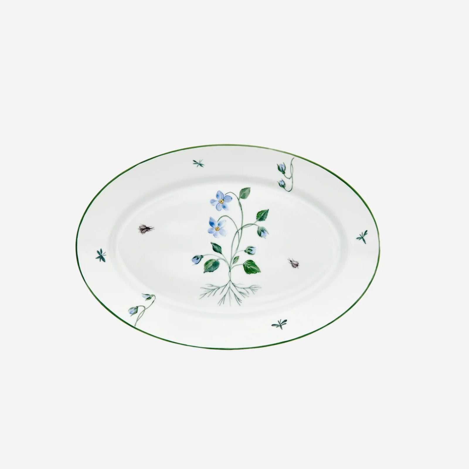 Botanique Violet Oval Platter Medium