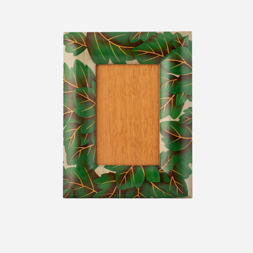 Folha Verde Marquetry Frame