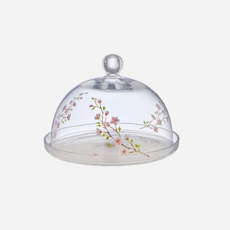 Cherry Blossom Cake Plate