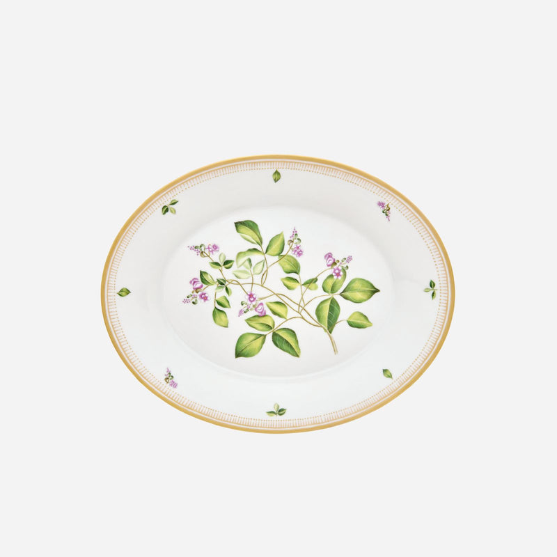Botanicals Small Oval Serving Platter
