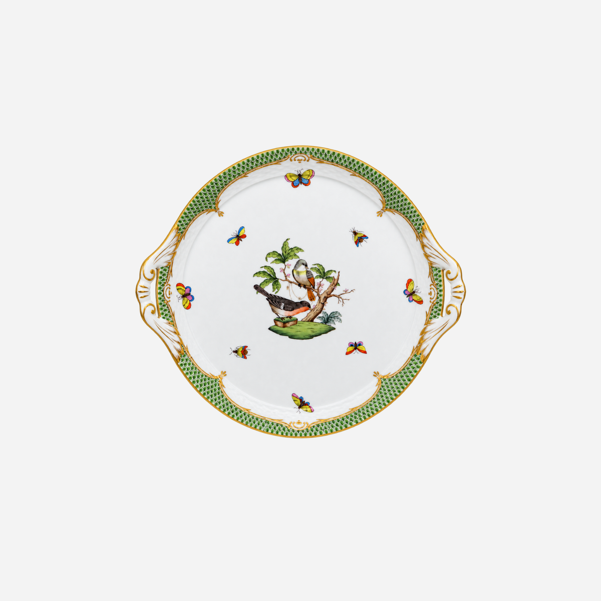 Rothschild Bird Fish Scale Cake Plate