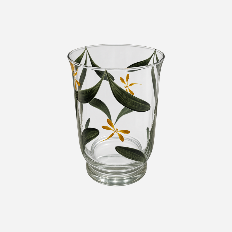 Melides Small Hurricane Lantern Forest Green