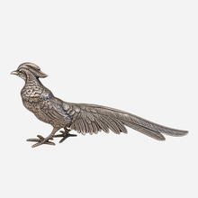 A Vintage Pair of Sterling Silver Pheasants Large