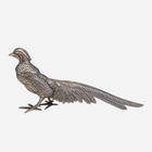 A Vintage Pair of Sterling Silver Pheasants Large