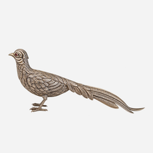 A Vintage Pair of Sterling Silver Pheasants Small