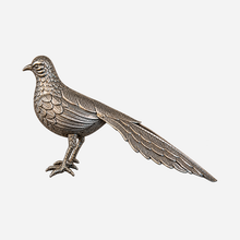 A Vintage Pair of Sterling Silver Pheasants Medium